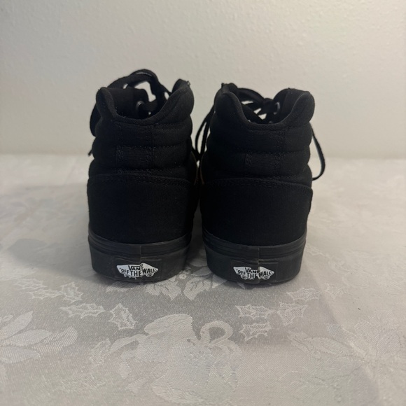 Vans Women's Black & Rose Gold Sneakers Ward Hi, Sk8-Hi, High-Top SZ 8 - Picture 4 of 9